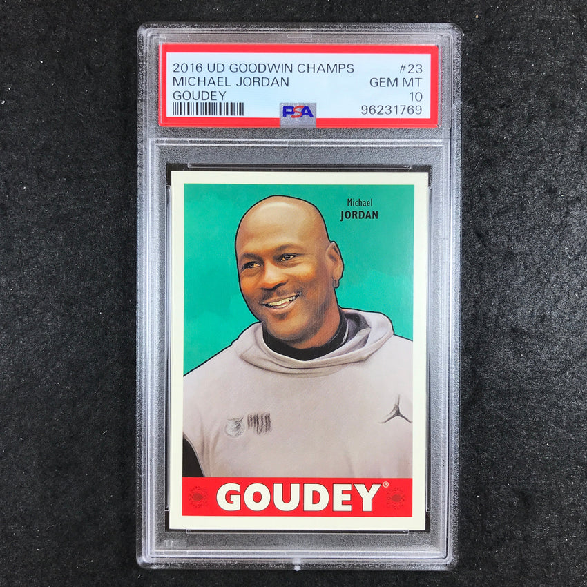 2016 Goodwin Champions MICHAEL JORDAN Goudey #23 PSA 10 (769)