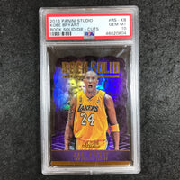 2016 Studio KOBE BRYANT Rock Solid Die-Cuts #RS-KB PSA 10 (804)