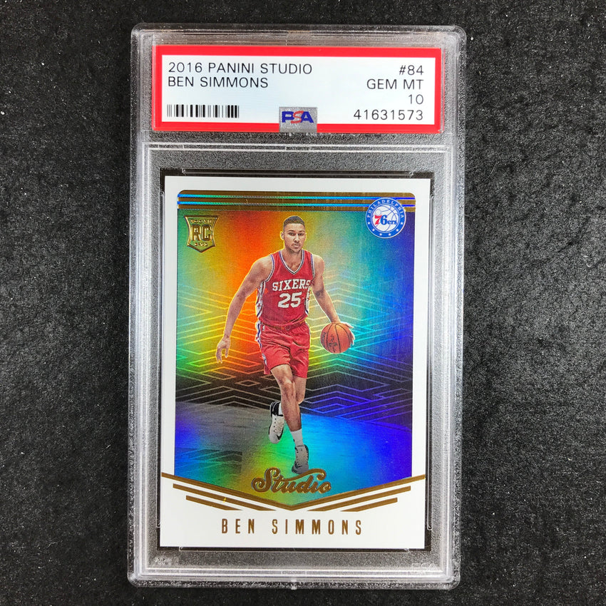 2016 Studio BEN SIMMONS Rookie #84 PSA 10 (573)