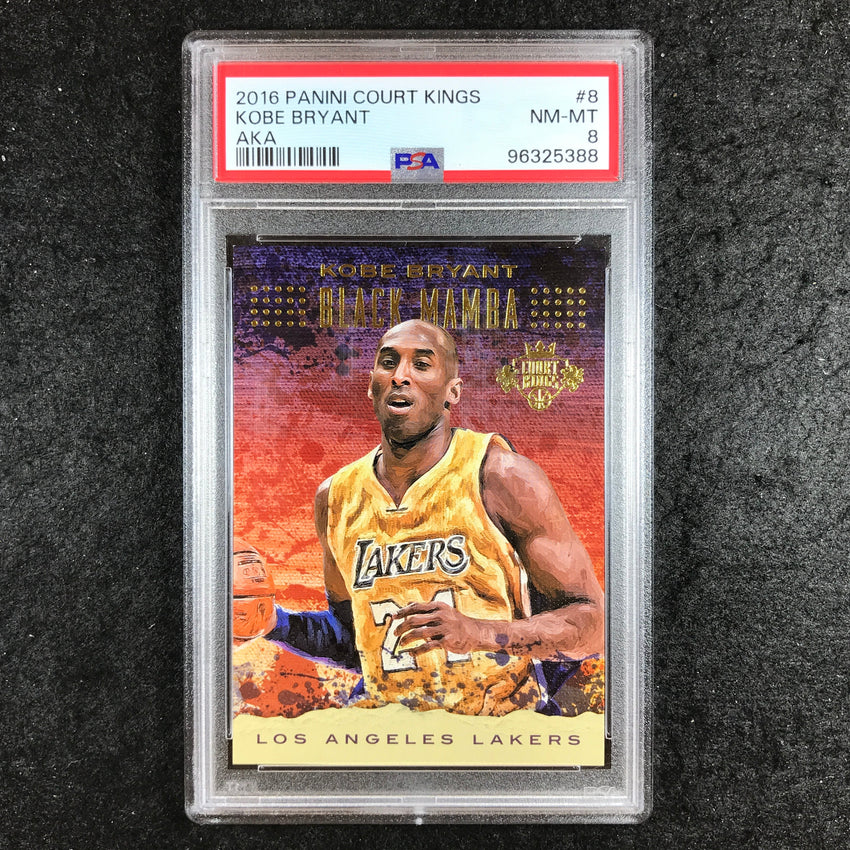 2016 Court Kings KOBE BRYANT AKA #8 PSA 8 (388)
