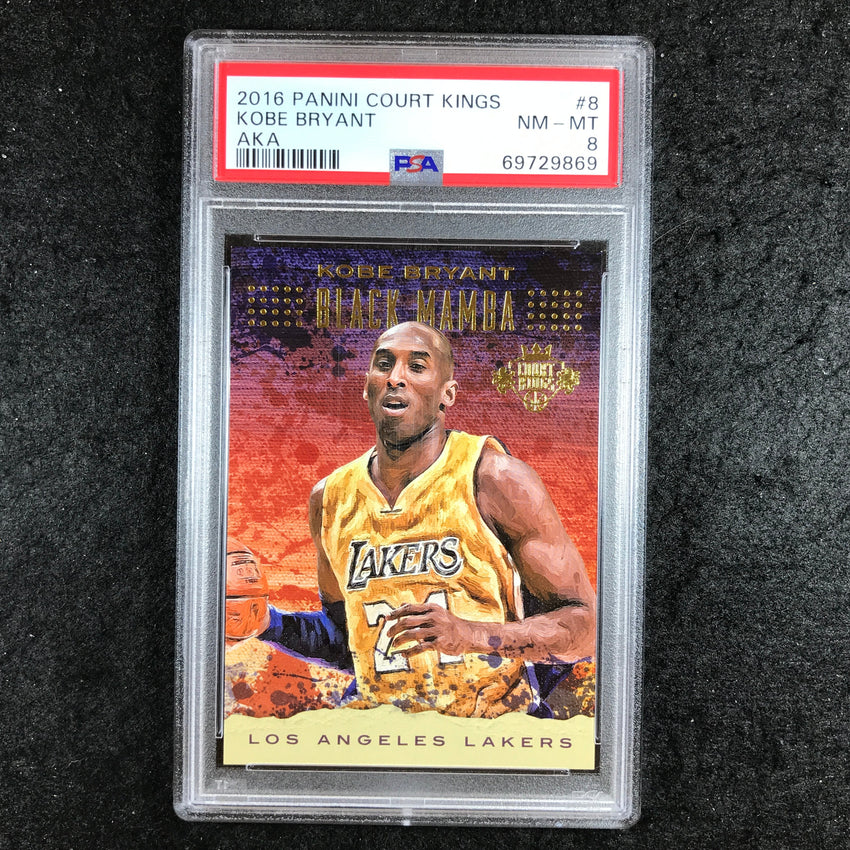 2016 Court Kings KOBE BRYANT AKA #8 PSA 8 (869)