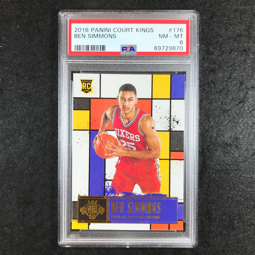 2016 Court Kings BEN SIMMONS Rookie IV #176 PSA 8 (870)