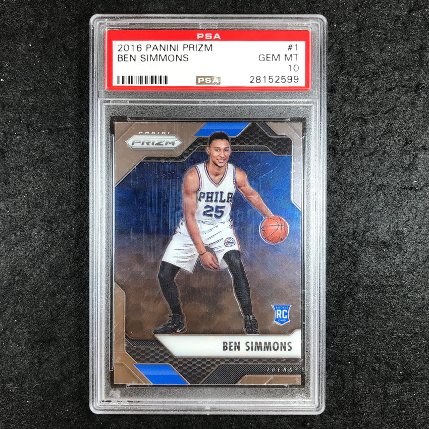2016 Prizm BEN SIMMONS Rookie #1 PSA 10 (599)