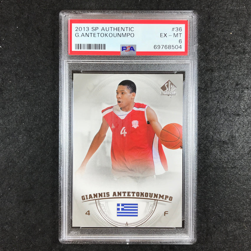 2013 SP Authentic GIANNIS ANTETOKOUNMPO Rookie #36 PSA 6 (504)