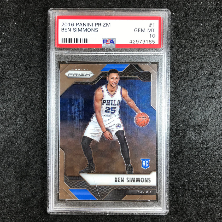 2016 Prizm BEN SIMMONS Rookie #1 PSA 10 (185)
