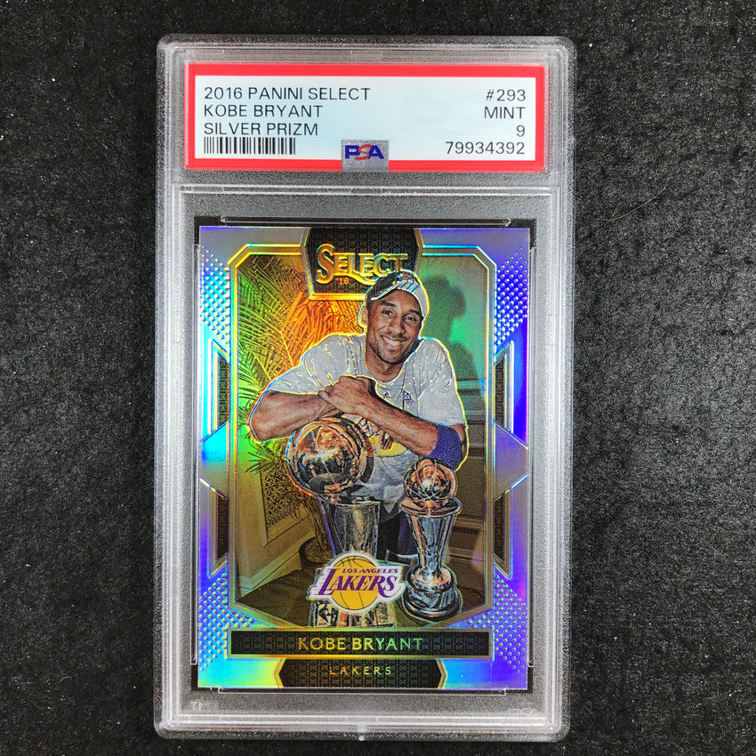 2016 Select KOBE BRYANT Silver Prizm #293 PSA 9 (392)