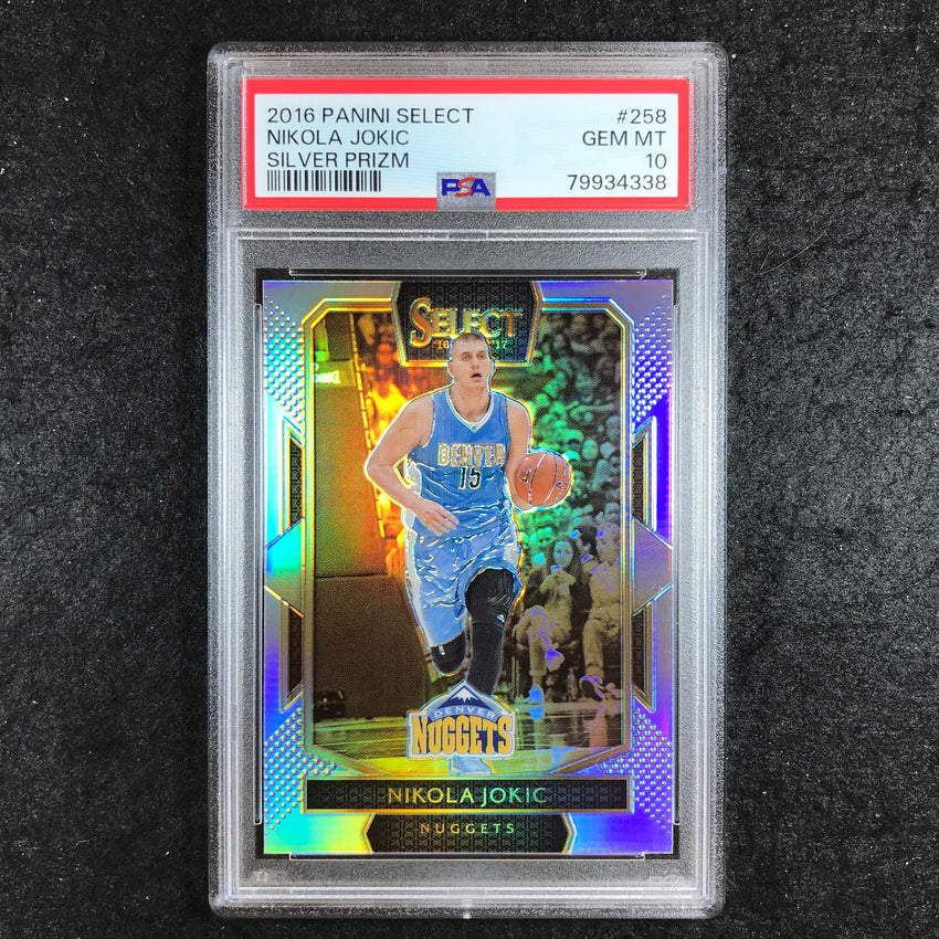 2016 Select NIKOLA JOKIC Silver Prizm #258 PSA 10 (338)