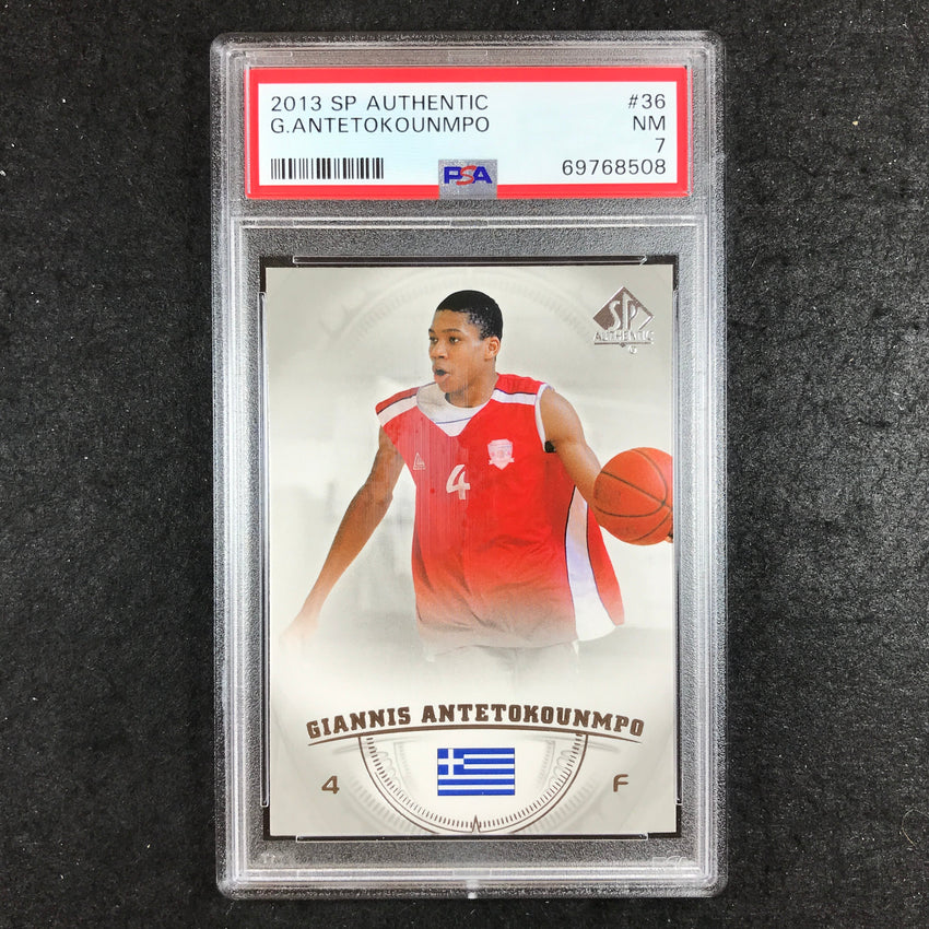 2013 SP Authentic GIANNIS ANTETOKOUNMPO Rookie #36 PSA 7 (508)