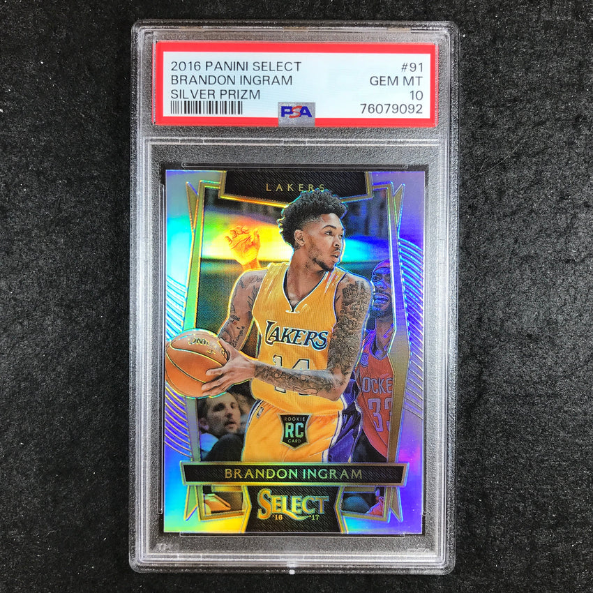 2016 Select BRANDON INGRAM Rookie Silver Prizm #91 PSA 10 (092)