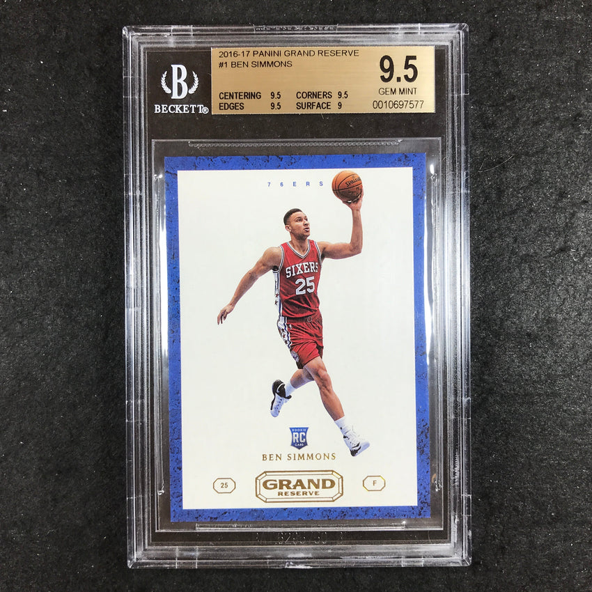 2016-17 Grand Reserve BEN SIMMONS Rookie #1 BGS 9.5 (577)