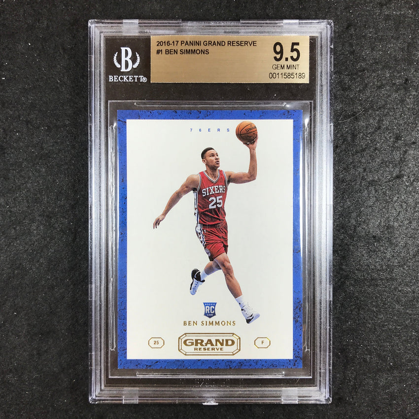 2016-17 Grand Reserve BEN SIMMONS Rookie #1 BGS 9.5 (189)