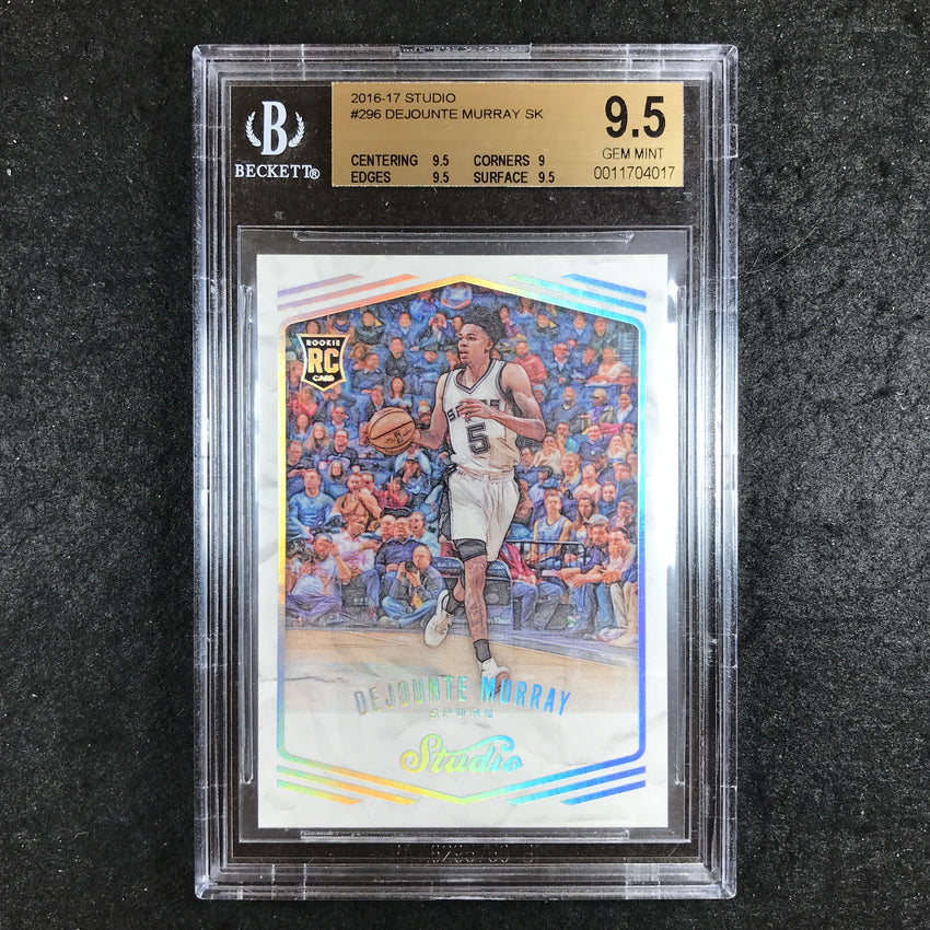 2016-17 Studio DEJOUNTE MURRAY Rookie #296 BGS 9.5 (017)