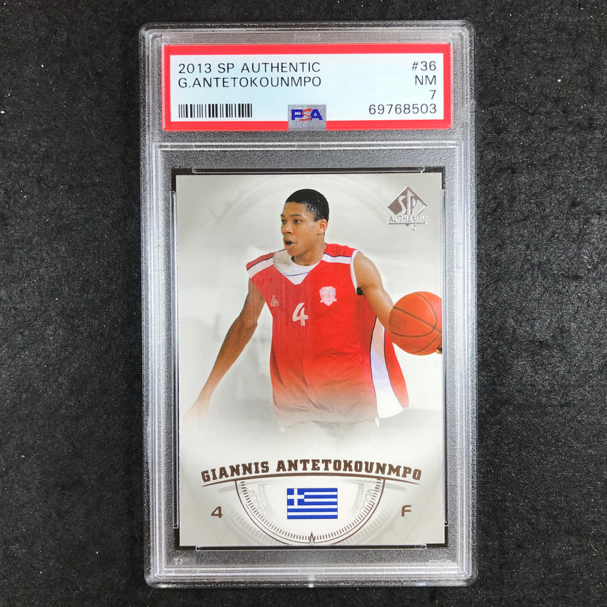 2013 SP Authentic GIANNIS ANTETOKOUNMPO Rookie #36 PSA 7 (503)
