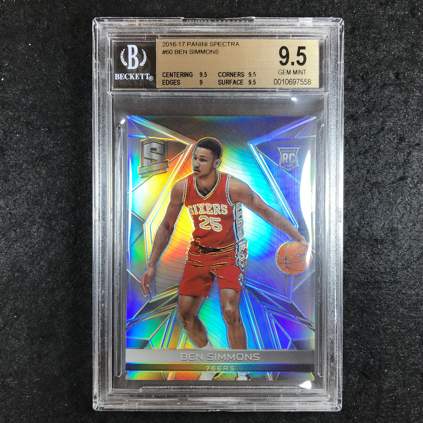 2016-17 Spectra BEN SIMMONS Rookie #60 BGS 9.5 (558)