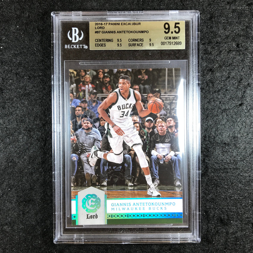 2016-17 Excalibur GIANNIS ANTETOKOUNMPO Lord #97 BGS 8.5 (689)