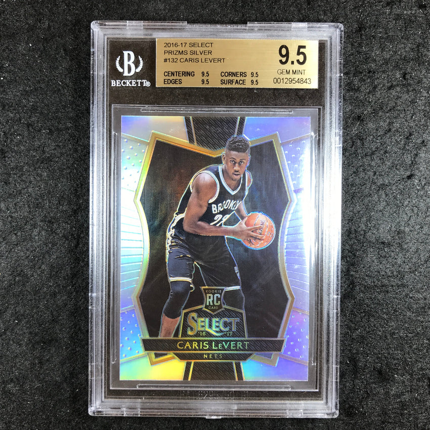 2016-17 Select CARIS LEVERT Rookie Prizms Silver #132 BGS 9.5 (843)