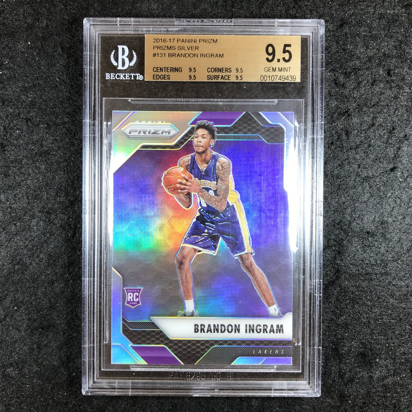 2016-17 Prizm BRANDON INGRAM Rookie Prizms Silver #131 BGS 9.5 (439)