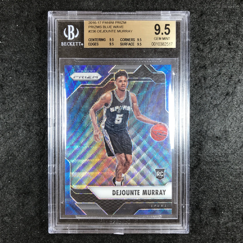 2016-17 Prizm DEJOUNTE MURRAY Rookie Prizms Blue Wave 25/99 #236 BGS 9.5 (517)