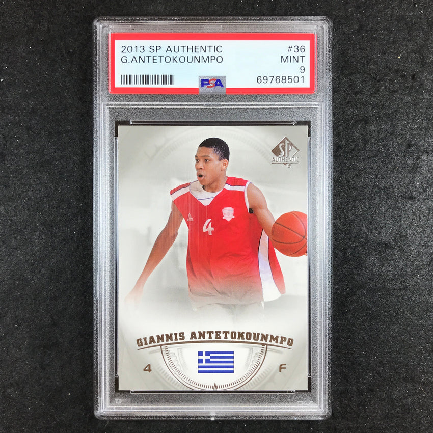 2013 SP Authentic GIANNIS ANTETOKOUNMPO Rookie #36 PSA 9 (501)