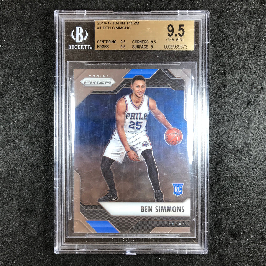 2016-17 Prizm BEN SIMMONS Rookie #1 BGS 9.5 (573)