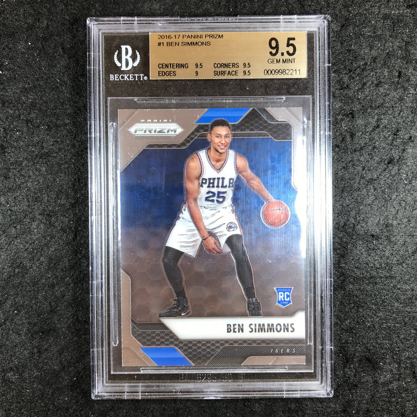 2016-17 Prizm BEN SIMMONS Rookie #1 BGS 9.5 (211)