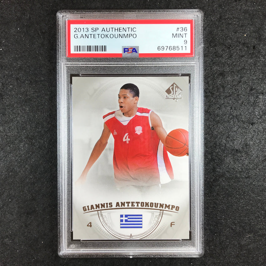 2013 SP Authentic GIANNIS ANTETOKOUNMPO Rookie #36 PSA 9 (511)