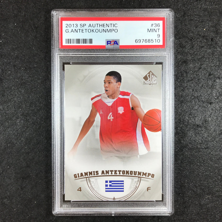 2013 SP Authentic GIANNIS ANTETOKOUNMPO Rookie #36 PSA 9 (510)