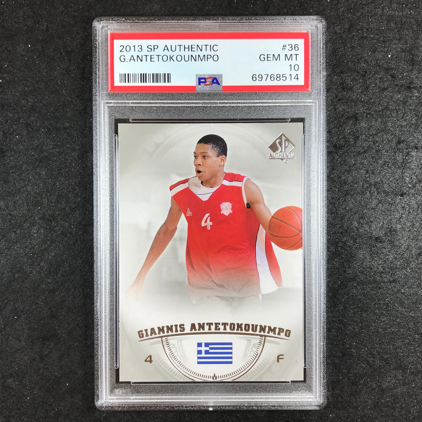 2013 SP Authentic GIANNIS ANTETOKOUNMPO Rookie #36 PSA 10 (514)