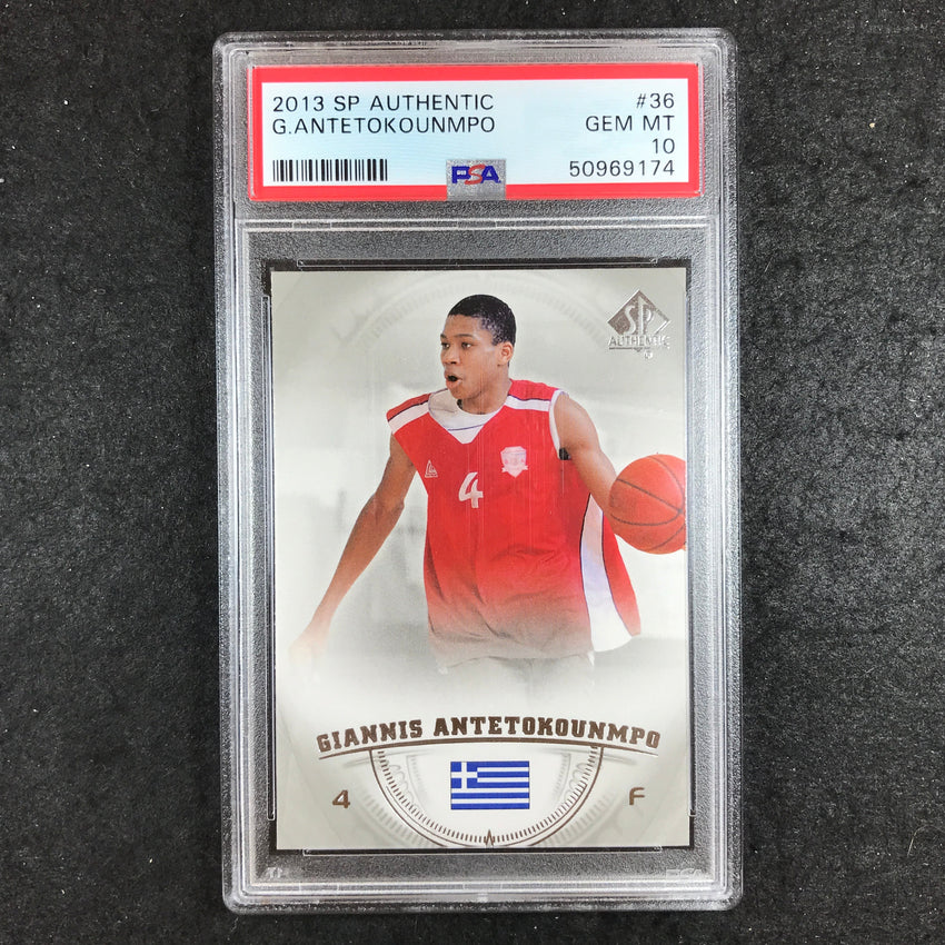 2013 SP Authentic GIANNIS ANTETOKOUNMPO Rookie #36 PSA 10 (174)