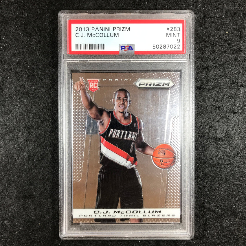 2013 Prizm C.J. MCCOLLUM Rookie #283 PSA 9 (022)