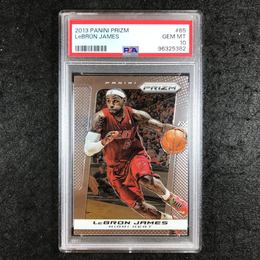 2013 Prizm LEBRON JAMES #65 PSA 10 (382)