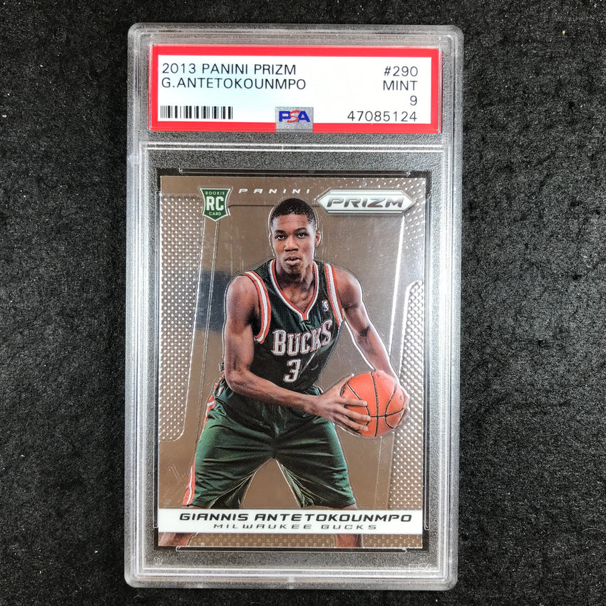 2013 Prizm GIANNIS ANTETOKOUNMPO Rookie #290 PSA 9 (124)