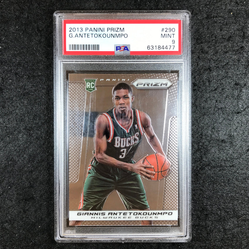 2013 Prizm GIANNIS ANTETOKOUNMPO Rookie #290 PSA 9 (477)