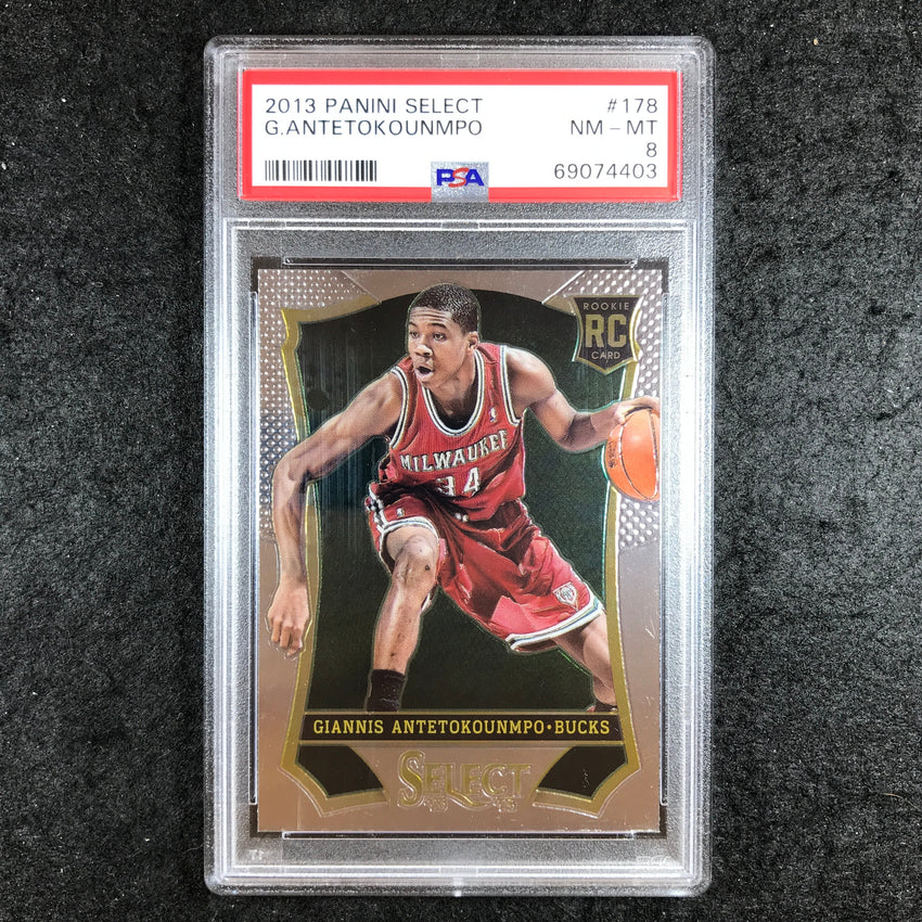 2013 Select GIANNIS ANTETOKOUNMPO Rookie #178 PSA 8 (403)