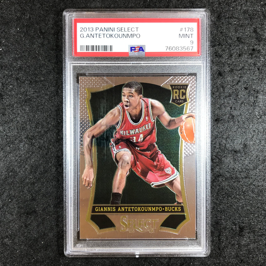 2013 Select GIANNIS ANTETOKOUNMPO Rookie #178 PSA 9 (567)