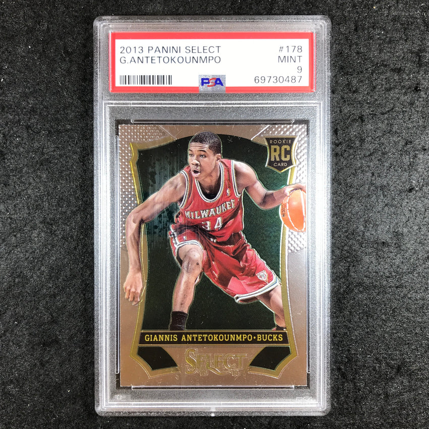 2013 Select GIANNIS ANTETOKOUNMPO Rookie #178 PSA 9 (487)