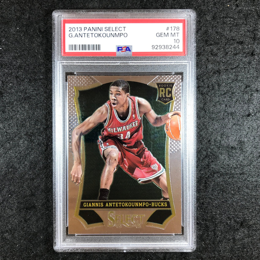 2013 Select GIANNIS ANTETOKOUNMPO Rookie #178 PSA 10 (244)