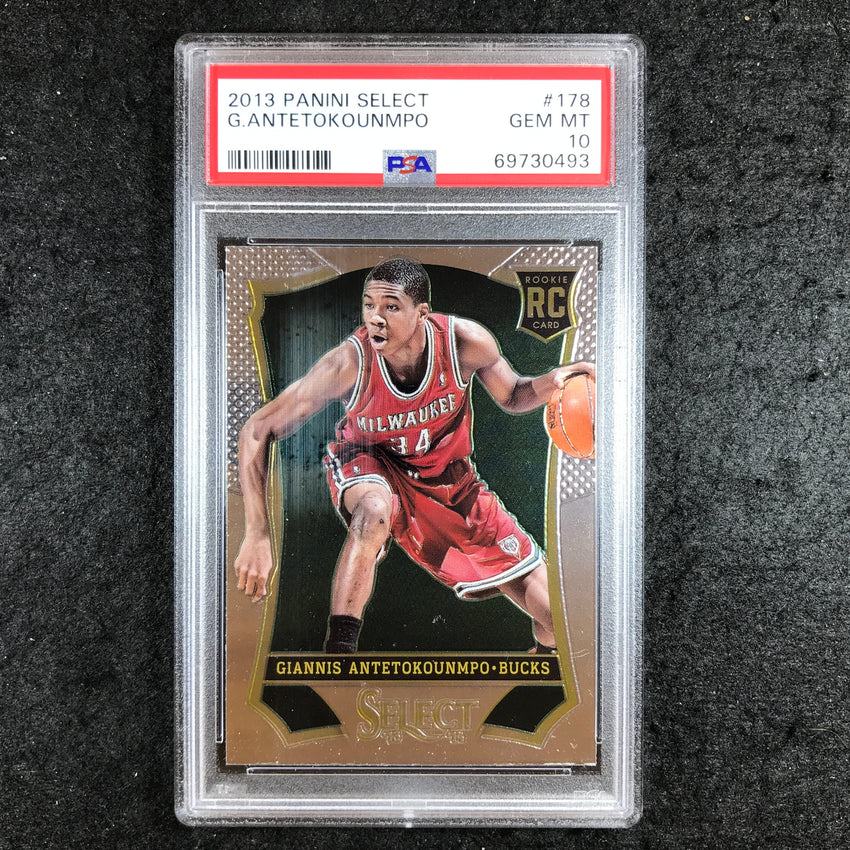 2013 Select GIANNIS ANTETOKOUNMPO Rookie #178 PSA 10 (493)