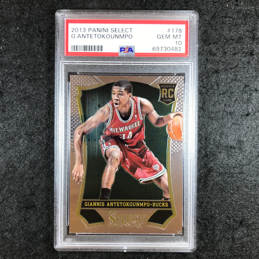2013 Select GIANNIS ANTETOKOUNMPO Rookie #178 PSA 10 (482)
