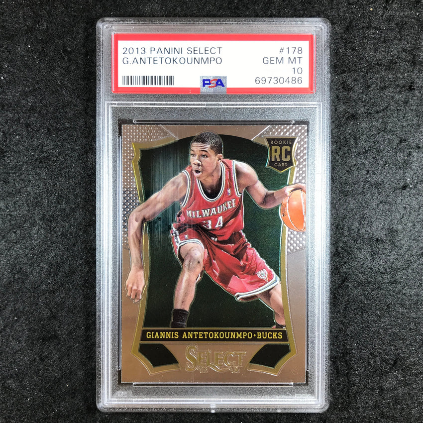 2013 Select GIANNIS ANTETOKOUNMPO Rookie #178 PSA 10 (486)