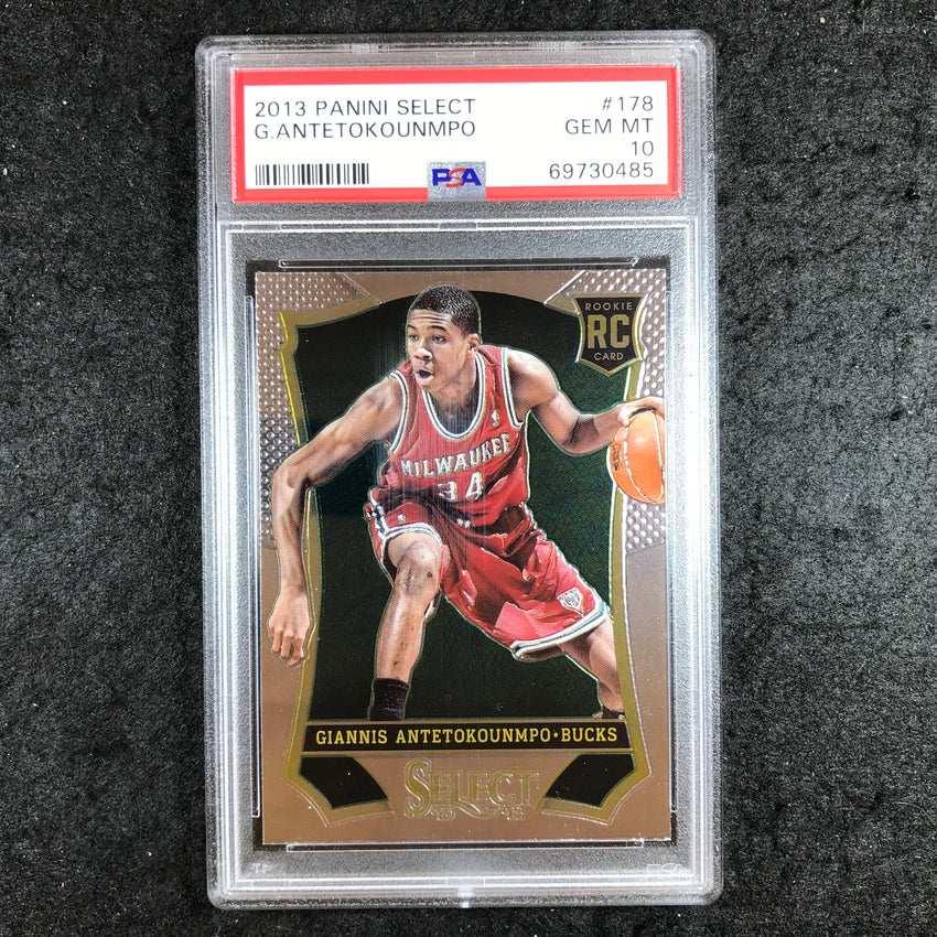 2013 Select GIANNIS ANTETOKOUNMPO Rookie #178 PSA 10 (485)