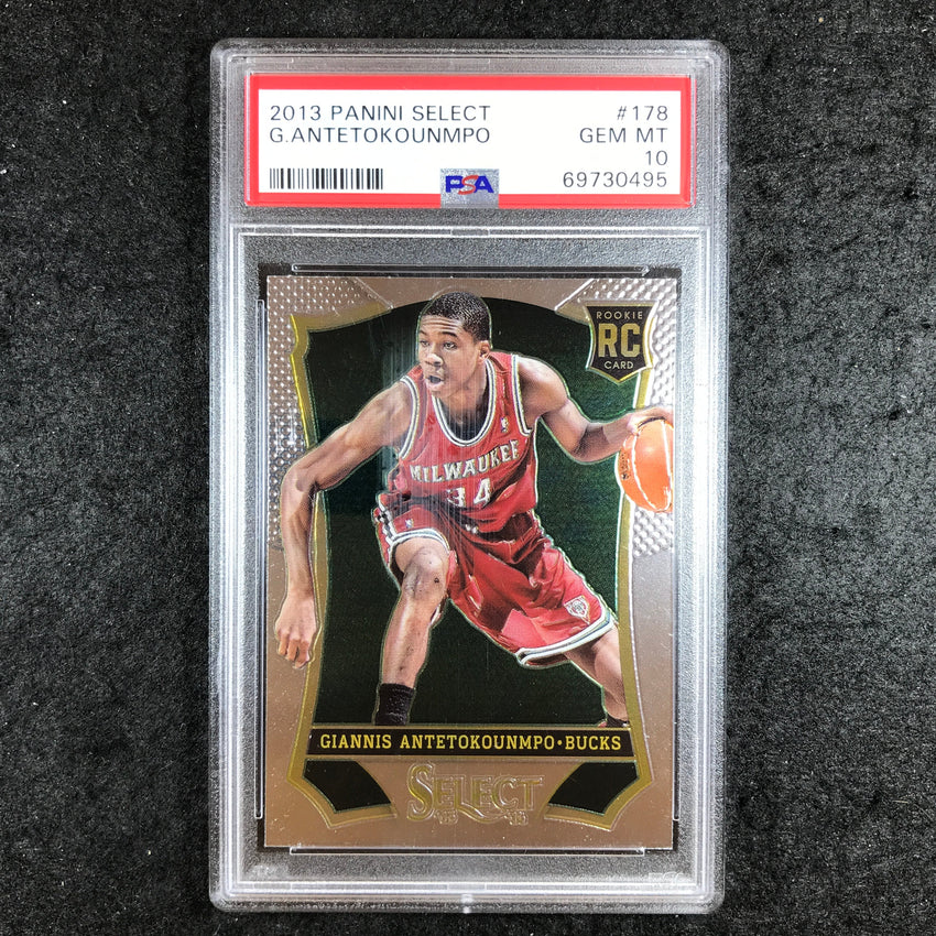 2013 Select GIANNIS ANTETOKOUNMPO Rookie #178 PSA 10 (495)