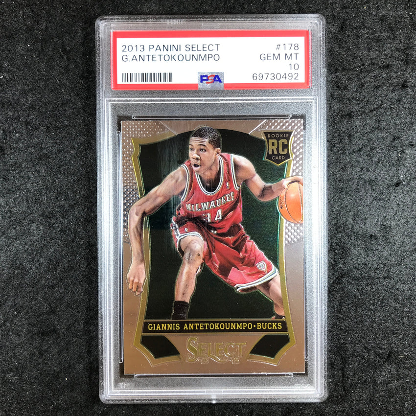 2013 Select GIANNIS ANTETOKOUNMPO Rookie #178 PSA 10 (492)
