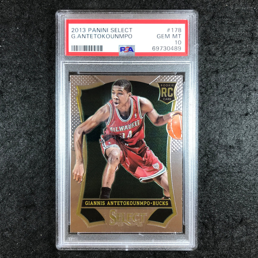 2013 Select GIANNIS ANTETOKOUNMPO Rookie #178 PSA 10 (489)