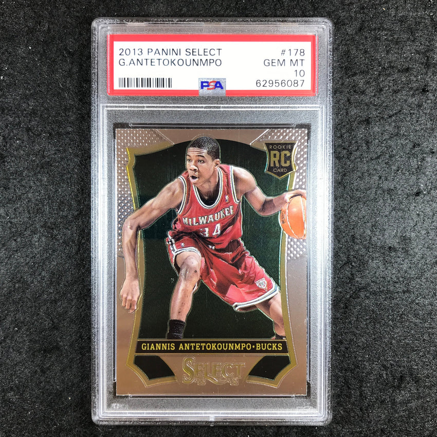 2013 Select GIANNIS ANTETOKOUNMPO Rookie #178 PSA 10 (087)