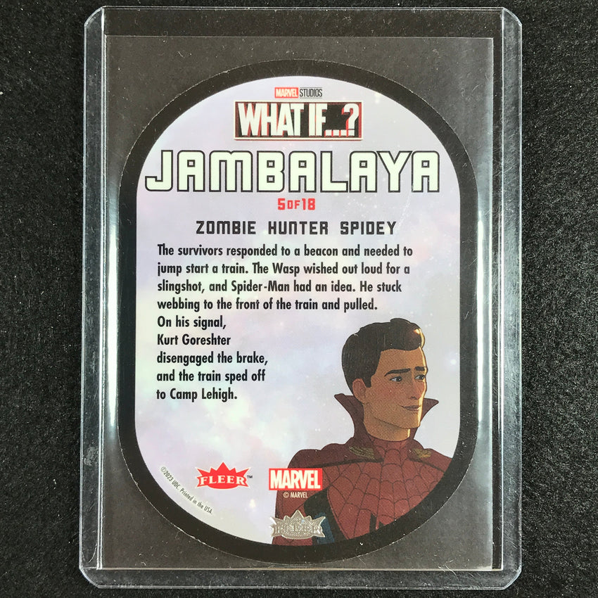 2023 Marvel What If... S1 Zombie Hunter Spidey Jambalaya Die-cut Ssp No 5
