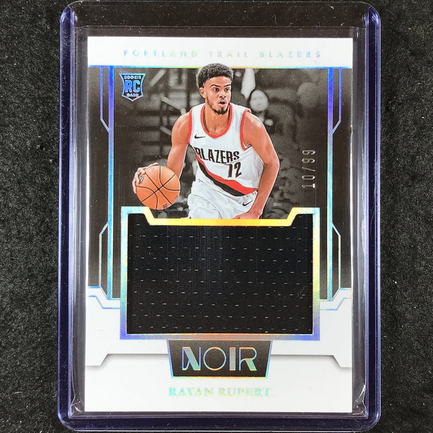 2023-24 Noir RAYAN RUPERT Jumbo Material Rookie Jersey Relic 10/99