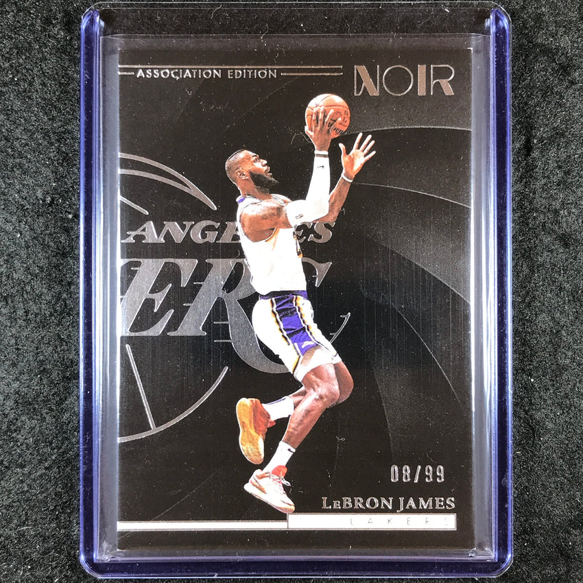 2023-24 Noir LEBRON JAMES Association Edition Base 8/99 #20