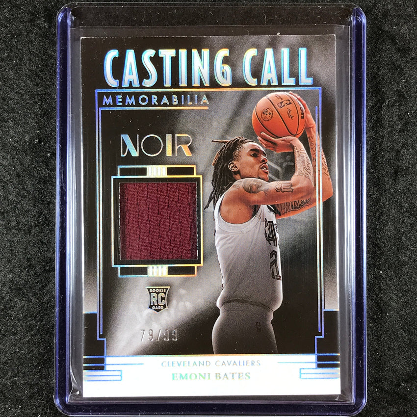 2023-24 Noir EMONI BATES Casting Call Memorabilia Rookie Jersey Relic 79/99