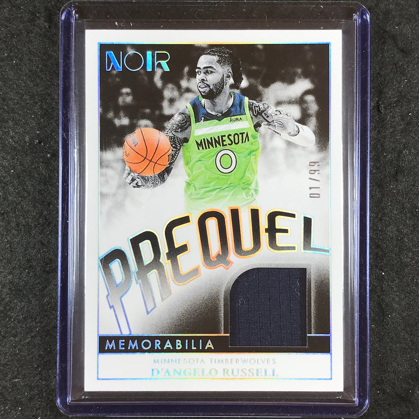 2023-24 Noir D'ANGELO RUSSELL Prequel Memorabilia Jersey Relic 1/99